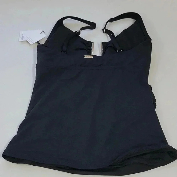 Calvin Klein Women's Gold Bracket Swim Tankini Top - Picture 8 of 9